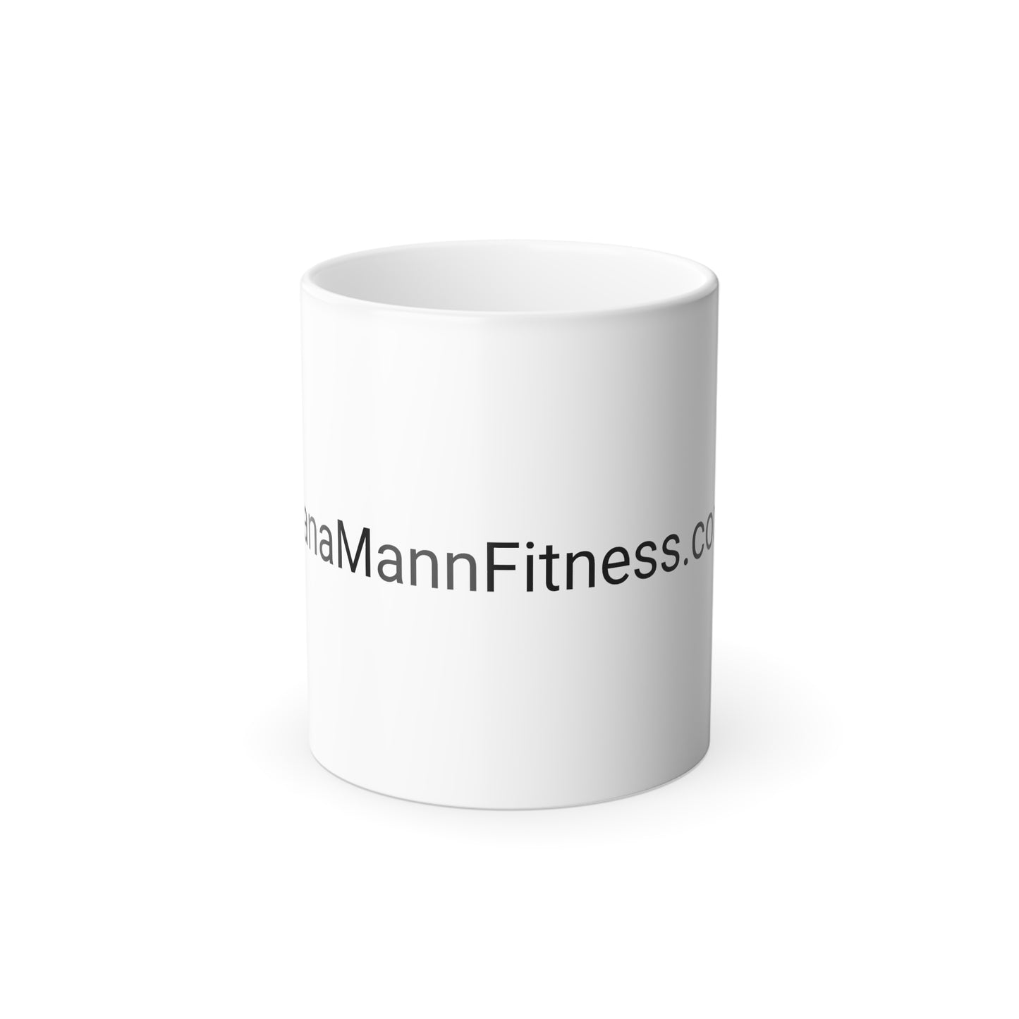 Color Morphing Lana Mann Fitness Mug, 11oz